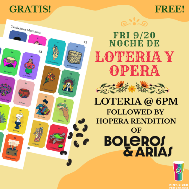 Noche de Loteria y Opera